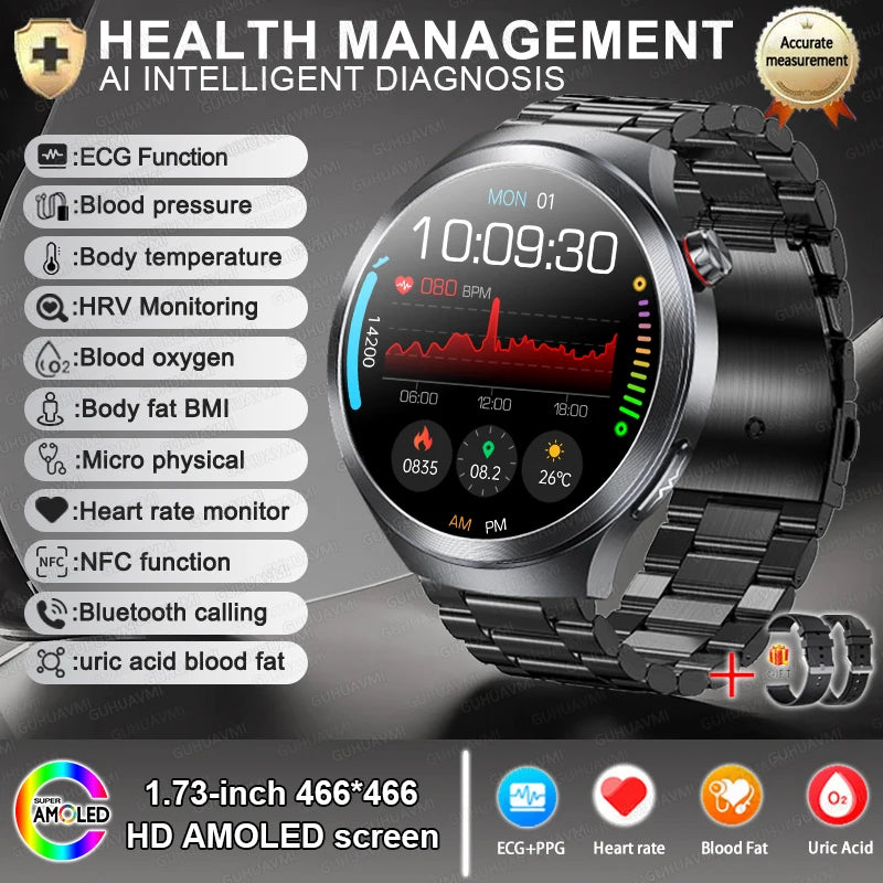 ECG+PPG Blood Lipid Smart Watch