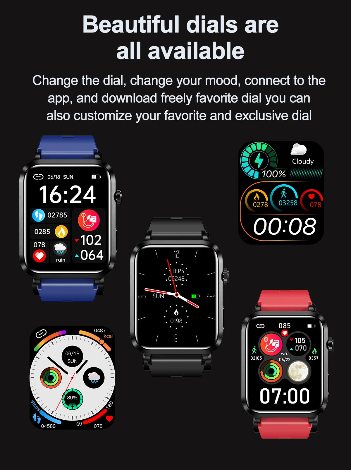 Air Pump Blood Pressure Smart Watch 2026