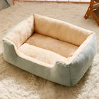 Cozy Cat & Dog Cushion Bed – Warm Winter Basket House