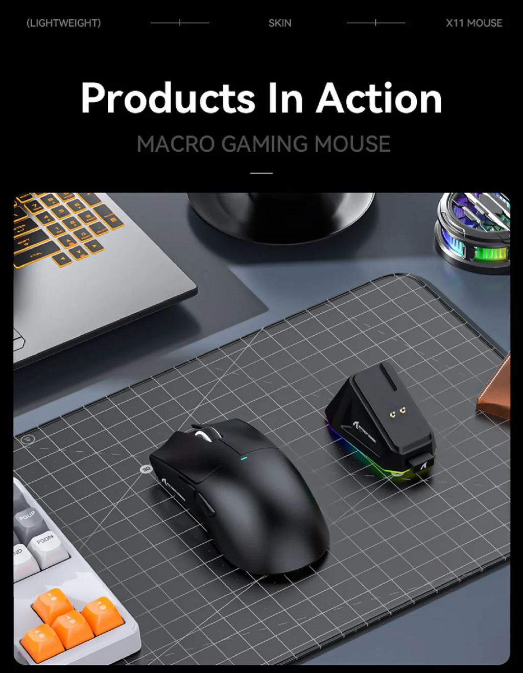 ATTACK SHARK X11 Wireless Gaming Mouse 22000 DPI 3-Mode