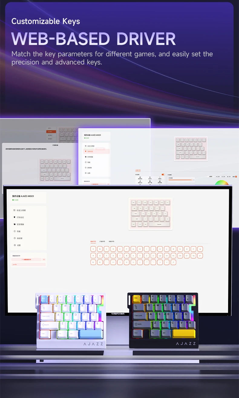 AK029 RGB Gaming Keyboard 29-Key Hot-Swap