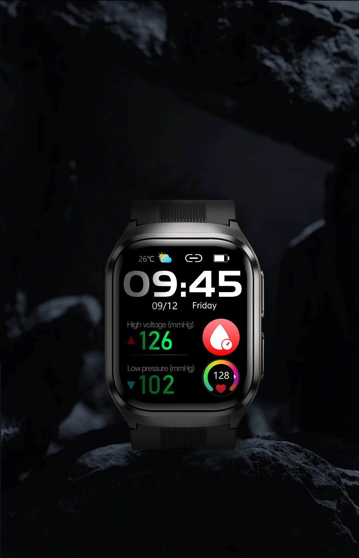 Air Pump Blood Pressure Smart Watch