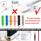Silicone Spiral Cable Protector Set