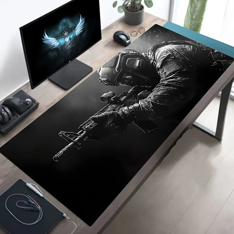 XXL Tactical Gaming Mouse Pad Non-Slip Stitched Edges