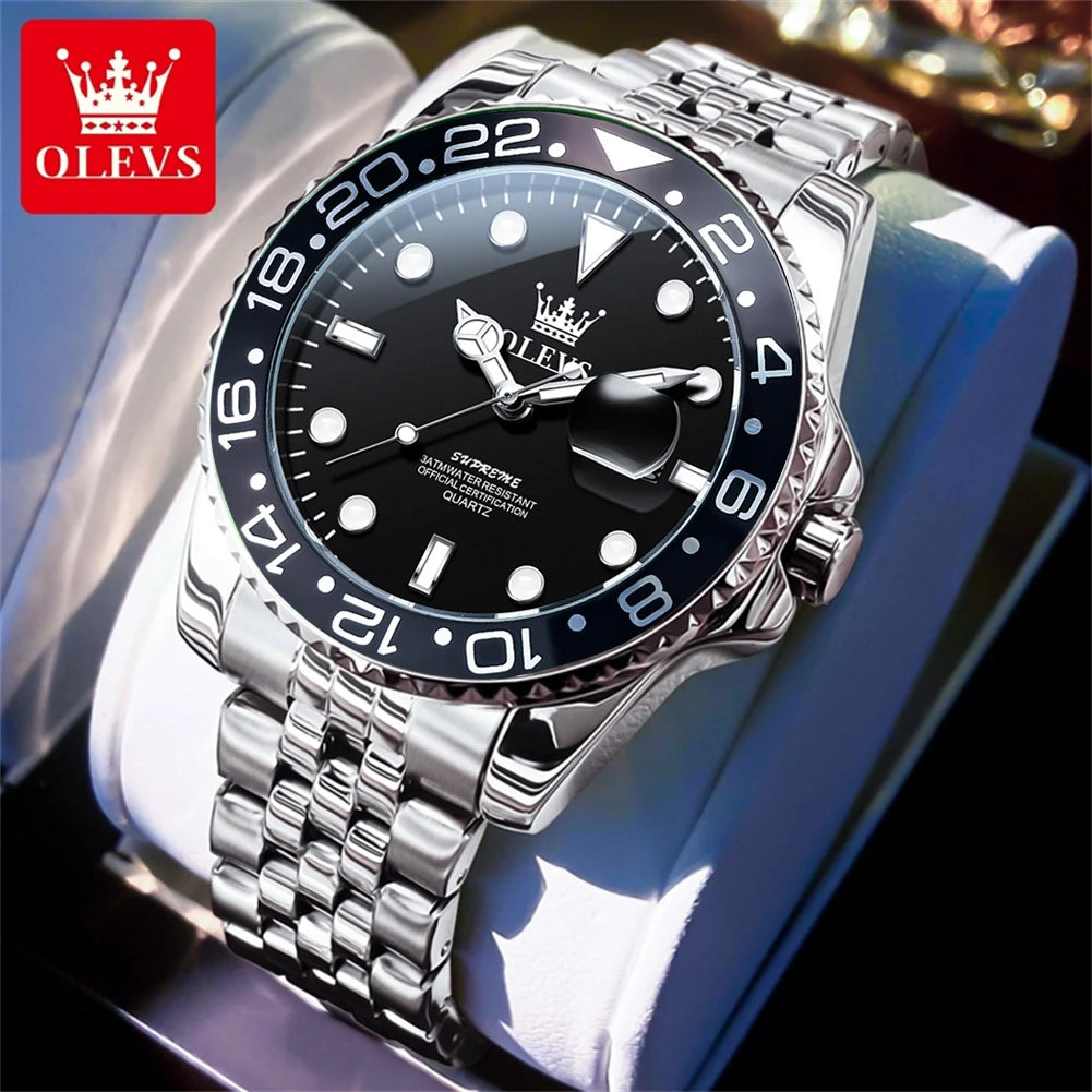 OLEVS 5657 Men's Classic Datejust Quartz Watch