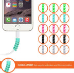 Spiral Silicone Charging Cable Protector