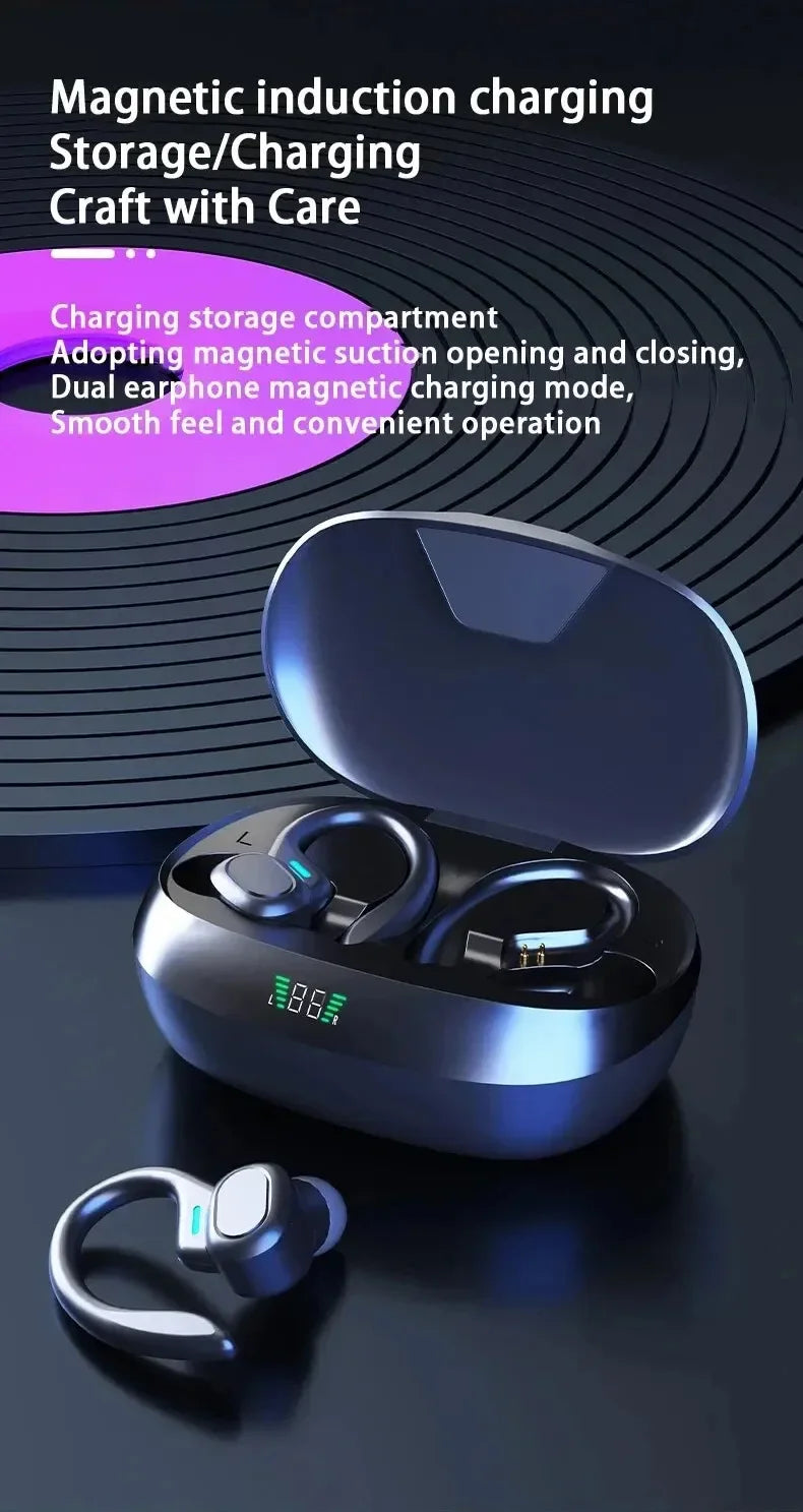True Wireless Earbuds Ear Hook Sports HiFi Waterproof