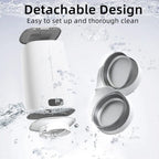 ROJECO WiFi Smart Double Cat Feeder