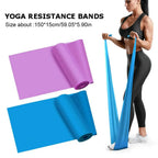 Natural Rubber Yoga Resistance Bands