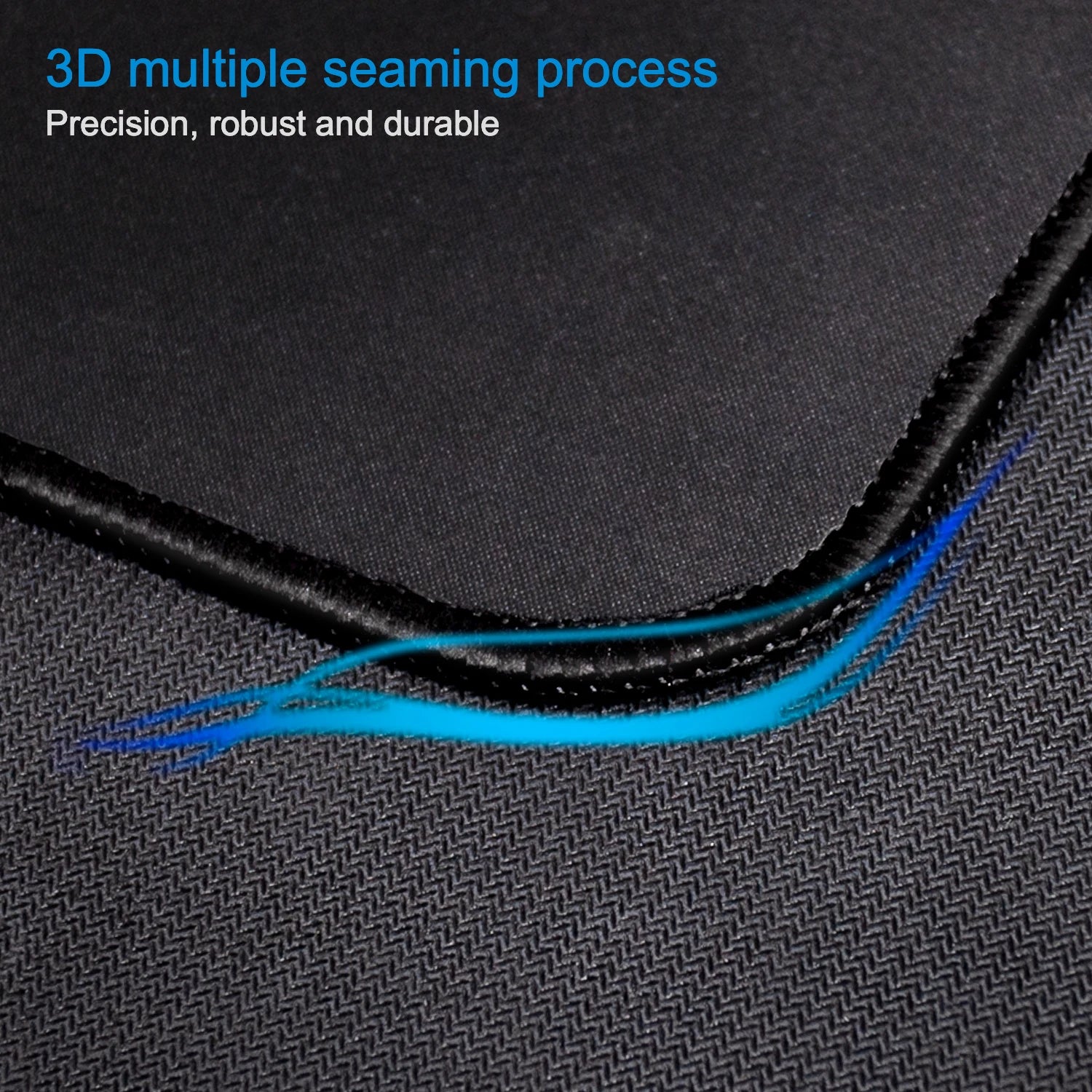 Small Gaming Mouse Pad Stitched Edge Non-Slip Washable