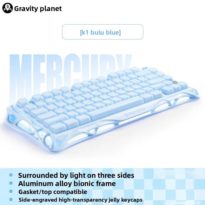 GravaStar K1 Lite Tri-Mode Gasket Mechanical Gaming Keyboard