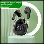 TWS Earphones Noise Cancelling HiFi Transparent Charging Case
