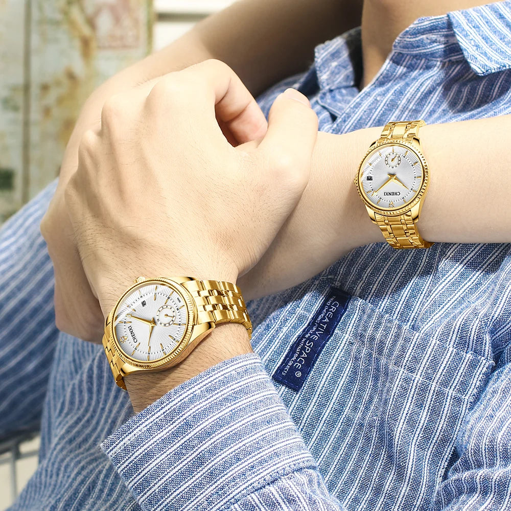 CHENXI 069 Couple Quartz Watch