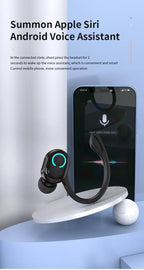 HiFi Bass Ear-Hook Earbuds Noise Cancelling Waterproof
