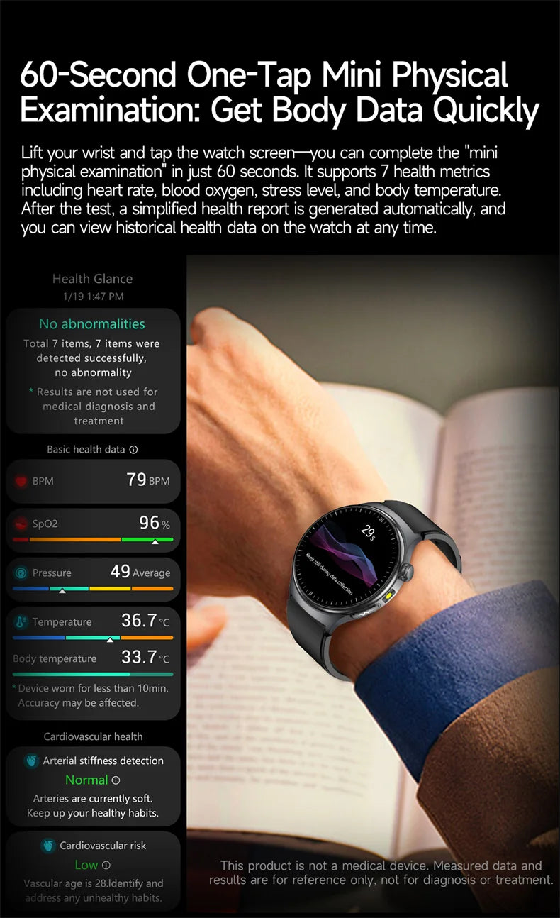 ECG Heart Health Smart Watch