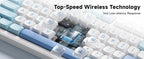 MCHOSE G98 V2 Tri-Mode Wireless Mechanical Gaming Keyboard