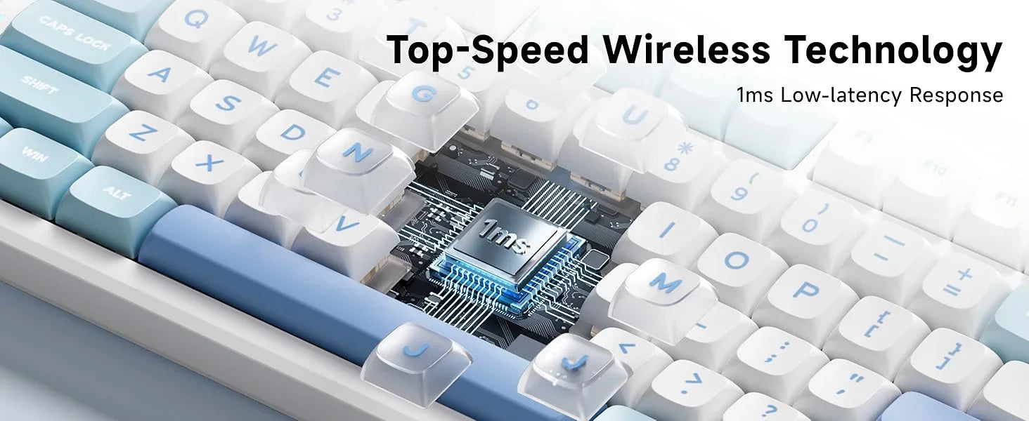 MCHOSE G98 V2 Tri-Mode Wireless Mechanical Gaming Keyboard