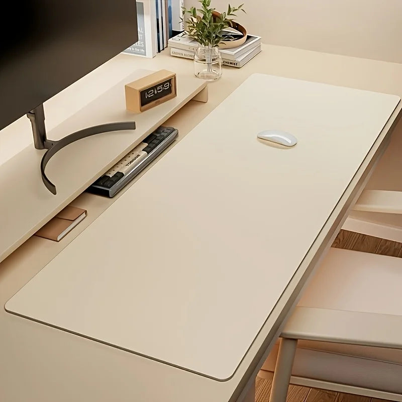 Faux Leather Mouse Pad Non-Slip Waterproof Desk Mat