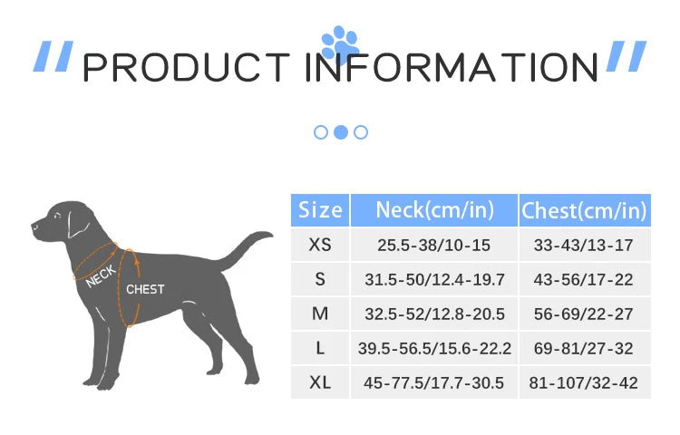 No-Pull Reflective Dog Harness