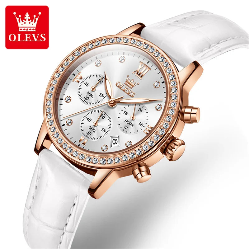 OLEVS 9933 Women's Diamond Quartz Watch