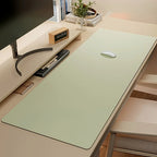 Faux Leather Mouse Pad Non-Slip Waterproof Desk Mat