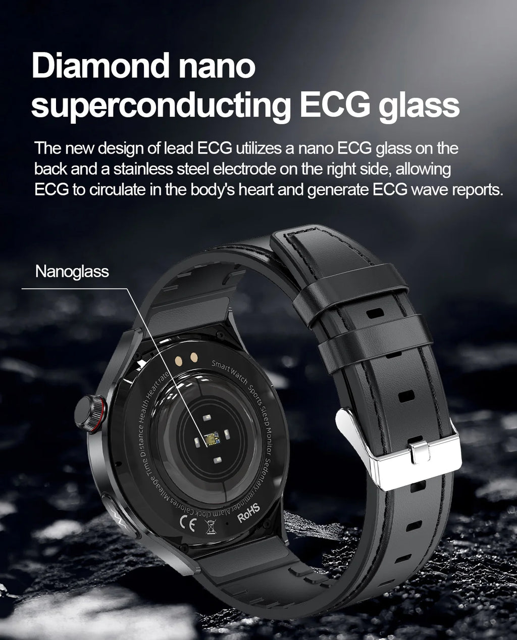 ECG Uric Acid Health Smart Watch