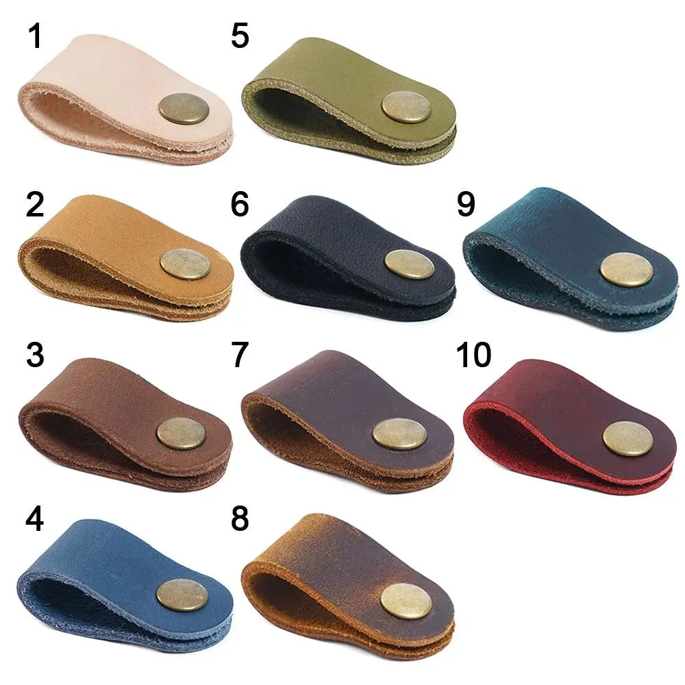 Leather Cord Organizer & Cable Winder