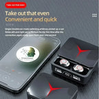M90 TWS Wireless Earbuds HiFi Stereo Gaming Headset