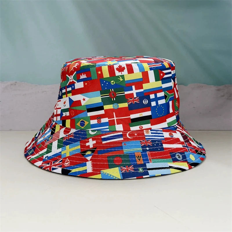 2026 World Cup Reversible Bucket Hat – Soccer Fan Sun Hat