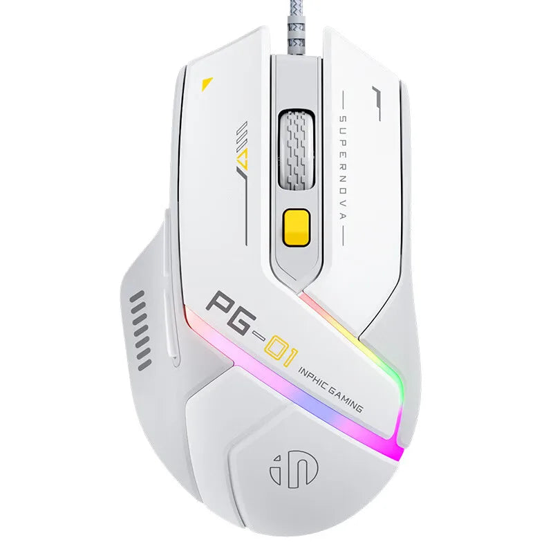 Inphic PG1 RGB Wired Gaming Mouse 12800 DPI 1000Hz
