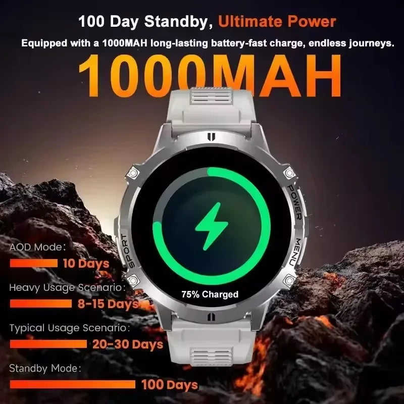 Large Battery Outdoor Smart Watch