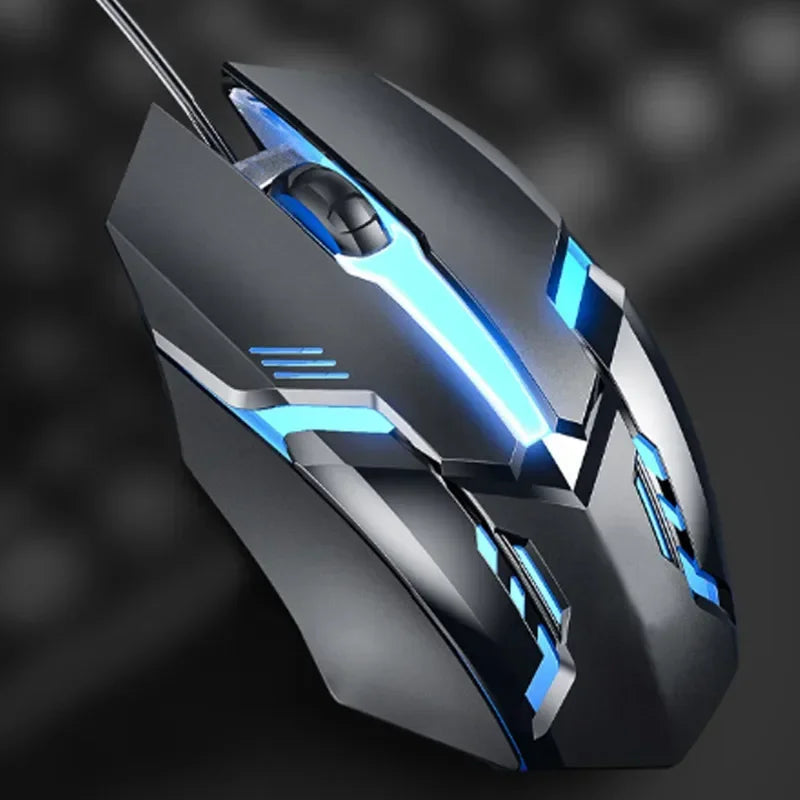 USB RGB Wired Gaming Mouse 1600 DPI Ergonomic Backlit