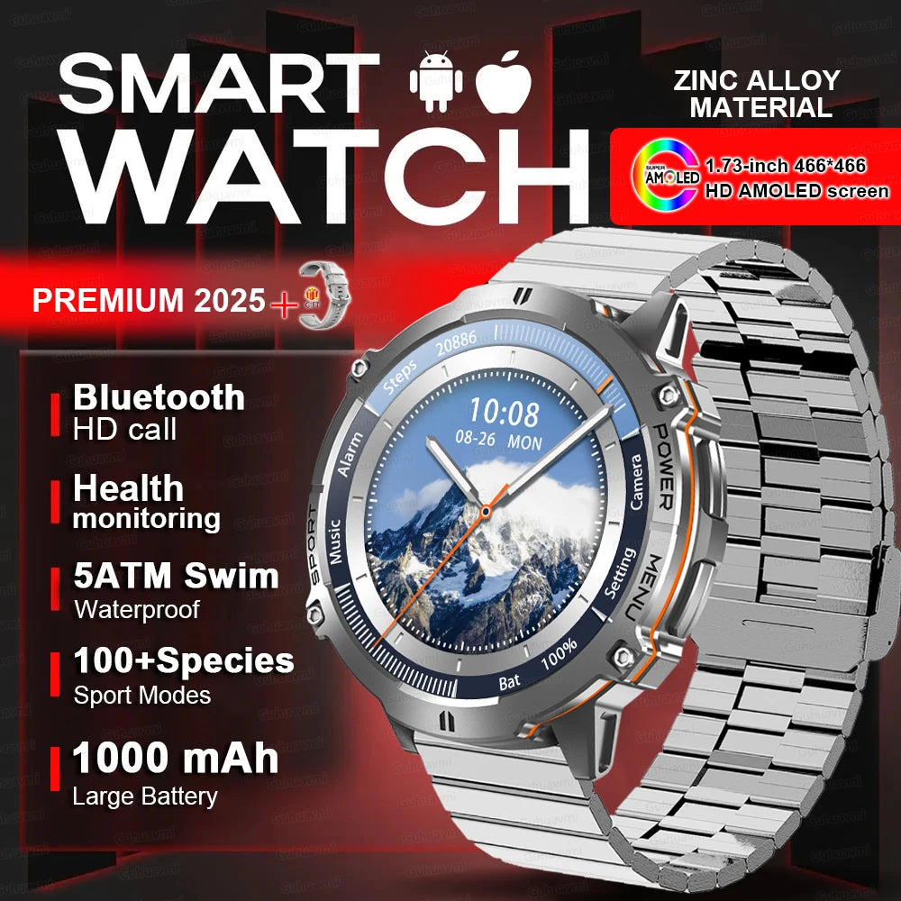 Military GPS Smart Watch – 10ATM