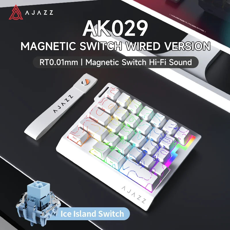 AK029 RGB Gaming Keyboard 29-Key Hot-Swap