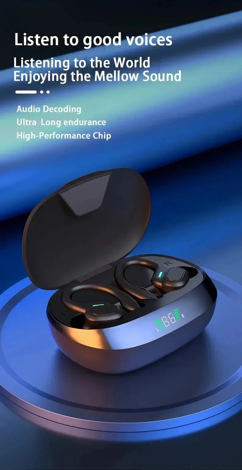 True Wireless Earbuds Ear Hook Sports HiFi Waterproof
