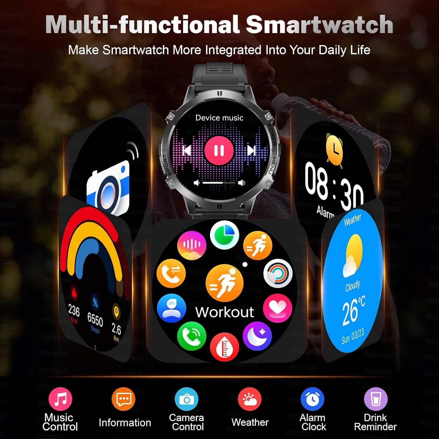 Large Battery Outdoor Smart Watch