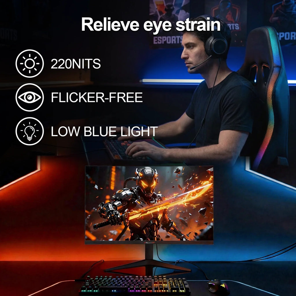 Reletech 23.8" Curved 180Hz FHD VA Gaming Monitor