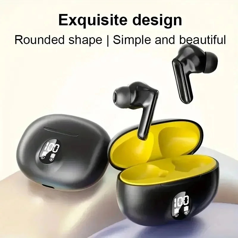 Wireless Earbuds LED Display Sport Headphone with Mic