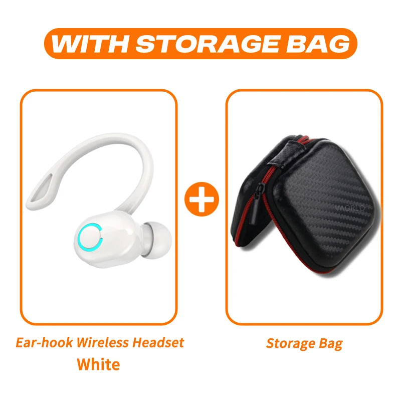 HiFi Bass Ear-Hook Earbuds Noise Cancelling Waterproof