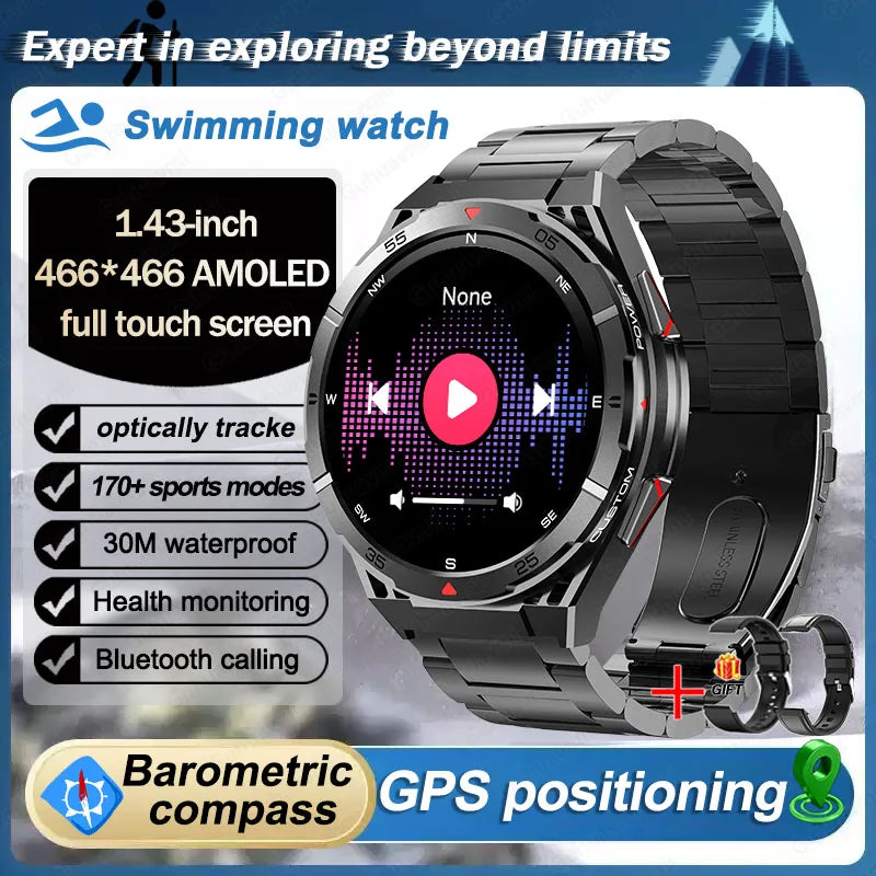 Waterproof GPS Smart Watch