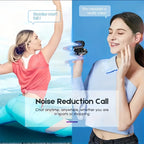 True Wireless Earbuds LED Display Sports Ear Clip with Mic