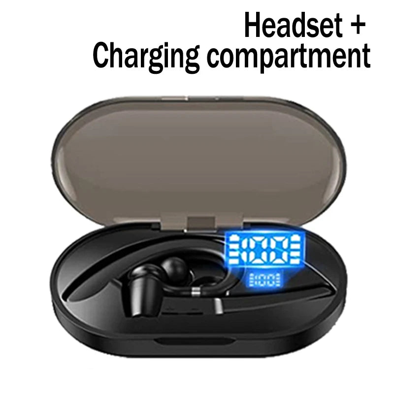 Wireless Bluetooth Headset Noise Cancelling Handsfree Business