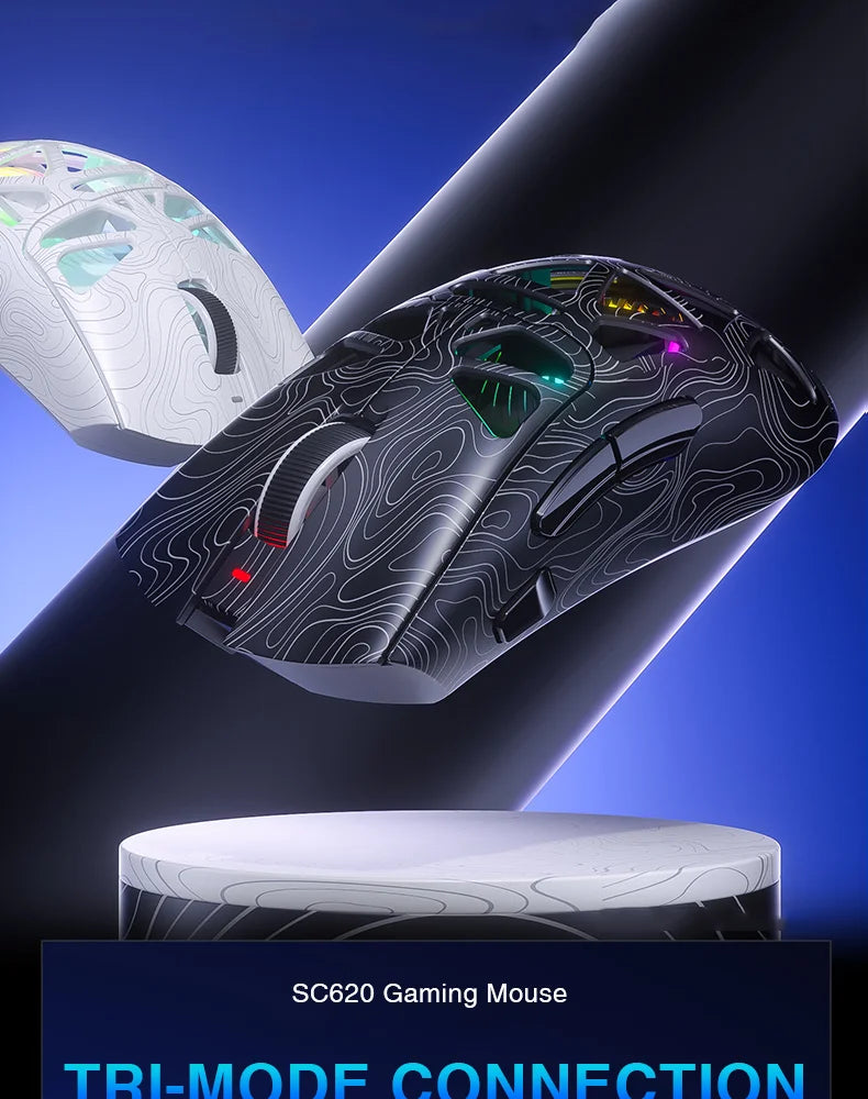 AULA SC620 Wireless Gaming Mouse 12000 DPI RGB