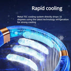 JKUOO Bladeless Neck Fan – 4000mAh 5-Speed LED