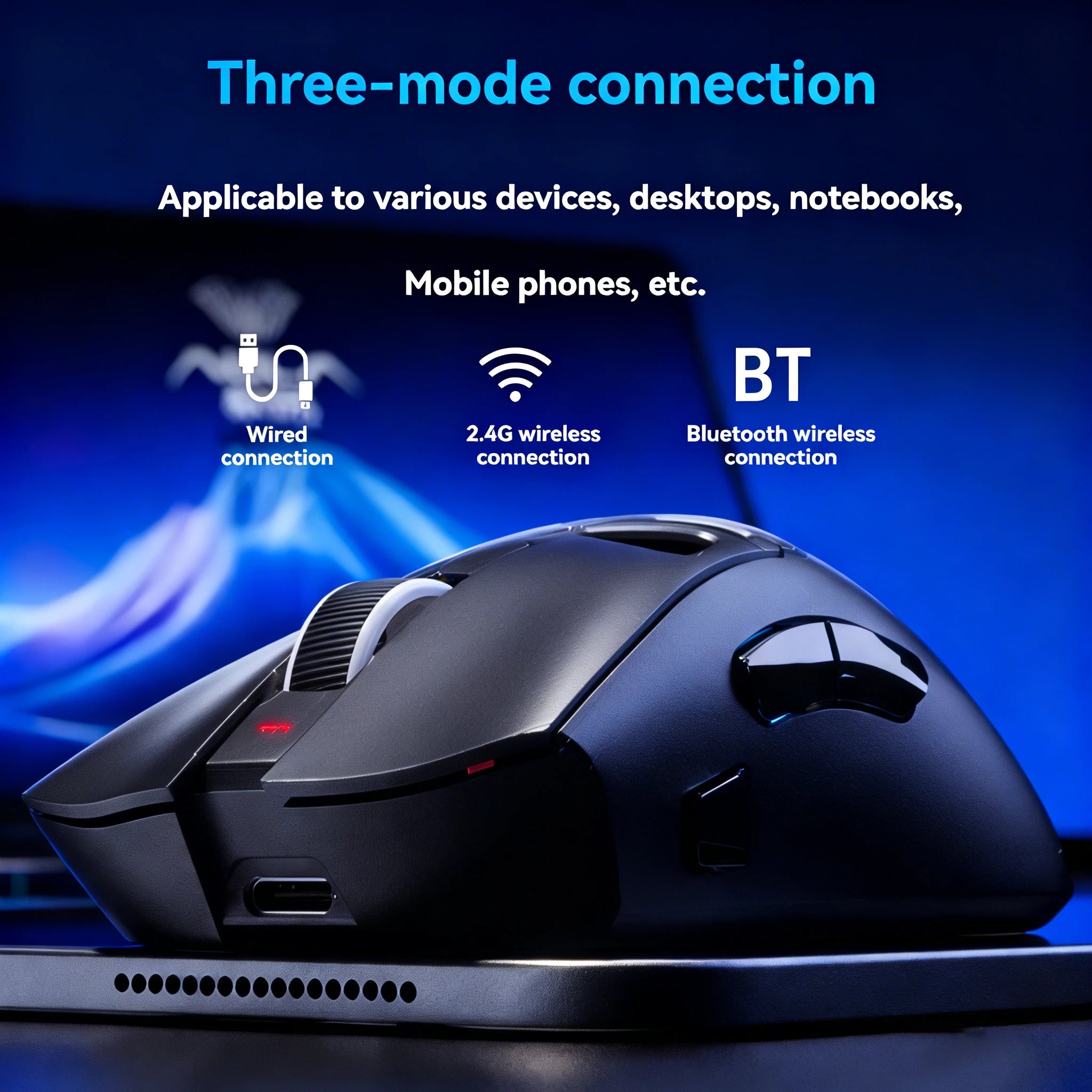 AULA SC620 Wireless Gaming Mouse 12000 DPI RGB