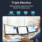 14" FHD IPS Dual Portable Monitor Screen Extender