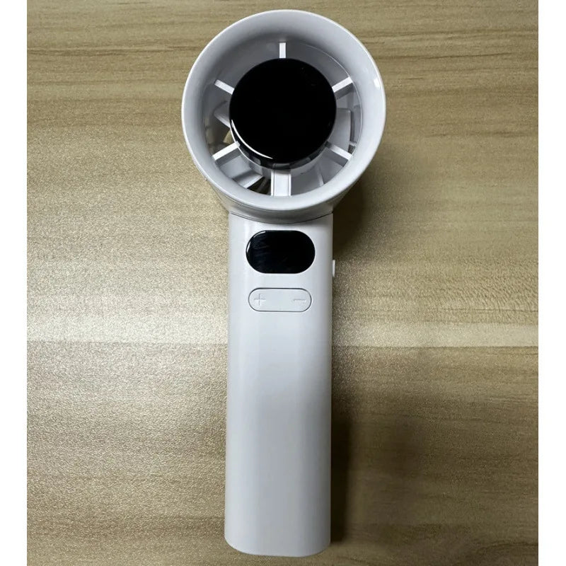 HOMEFISH Portable Handheld Ice Cooling Fan – 400mAh USB