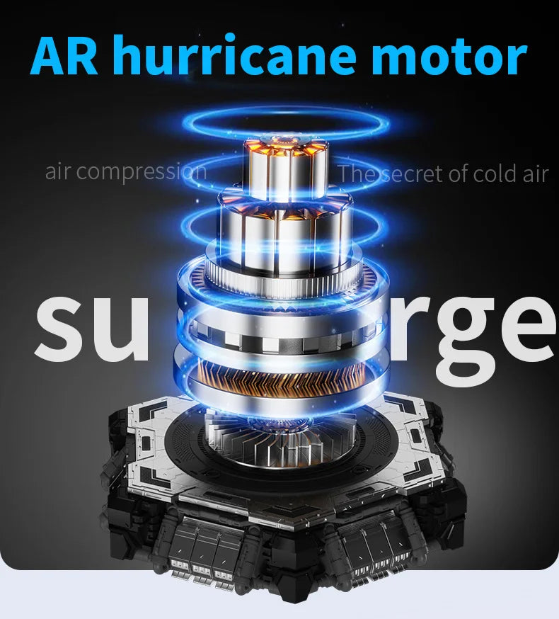 Rotor Bladeless Neck Fan – USB Rechargeable Turbo Cooling Fan