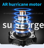 Rotor Bladeless Neck Fan – USB Rechargeable Turbo Cooling Fan