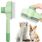 Self-Cleaning Pet Brush – Dog & Cat Grooming Comb